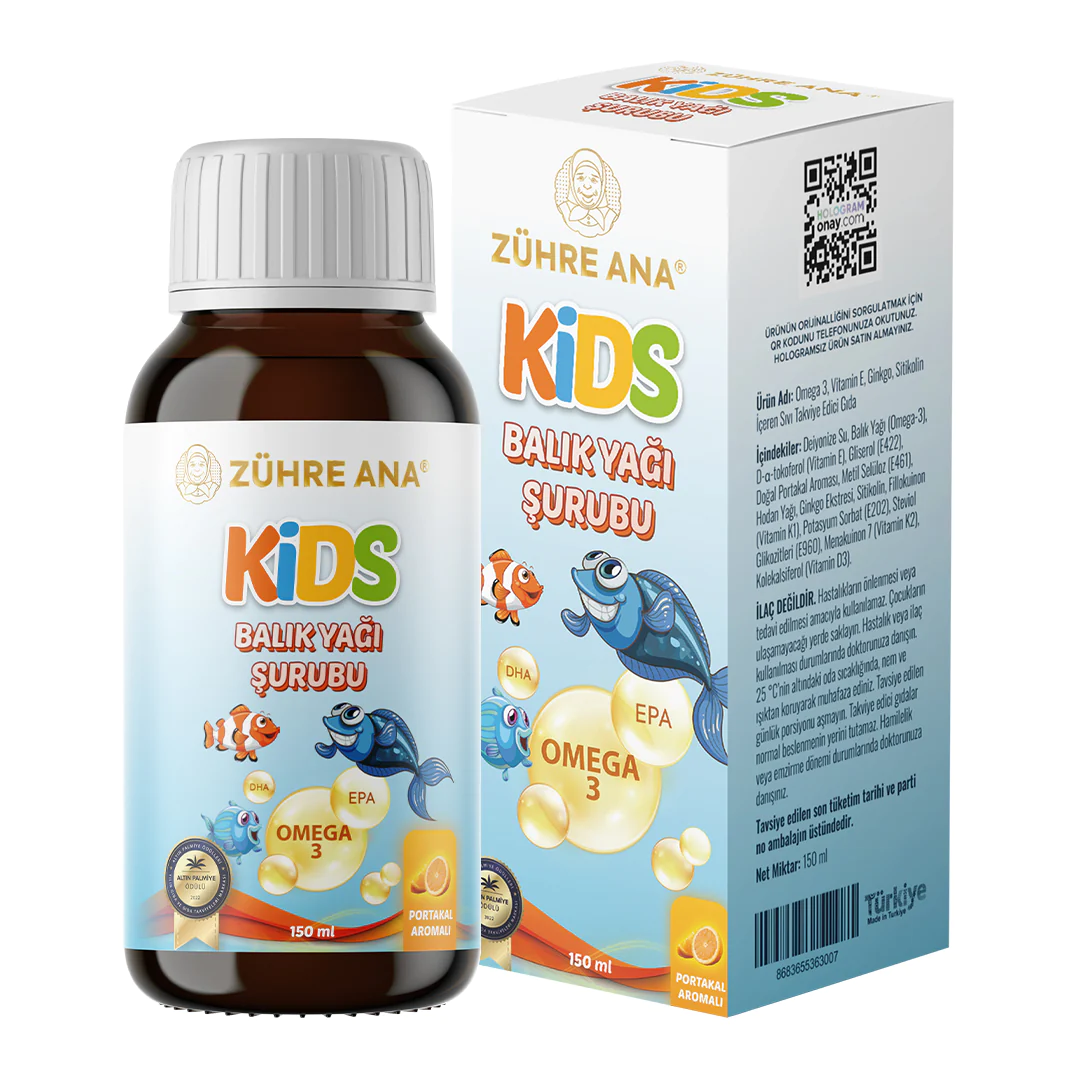 Zühre%20Ana%20Kids%20Omega%203%20Portakallı%20Balık%20Yağı%20Şurubu%20150%20Ml