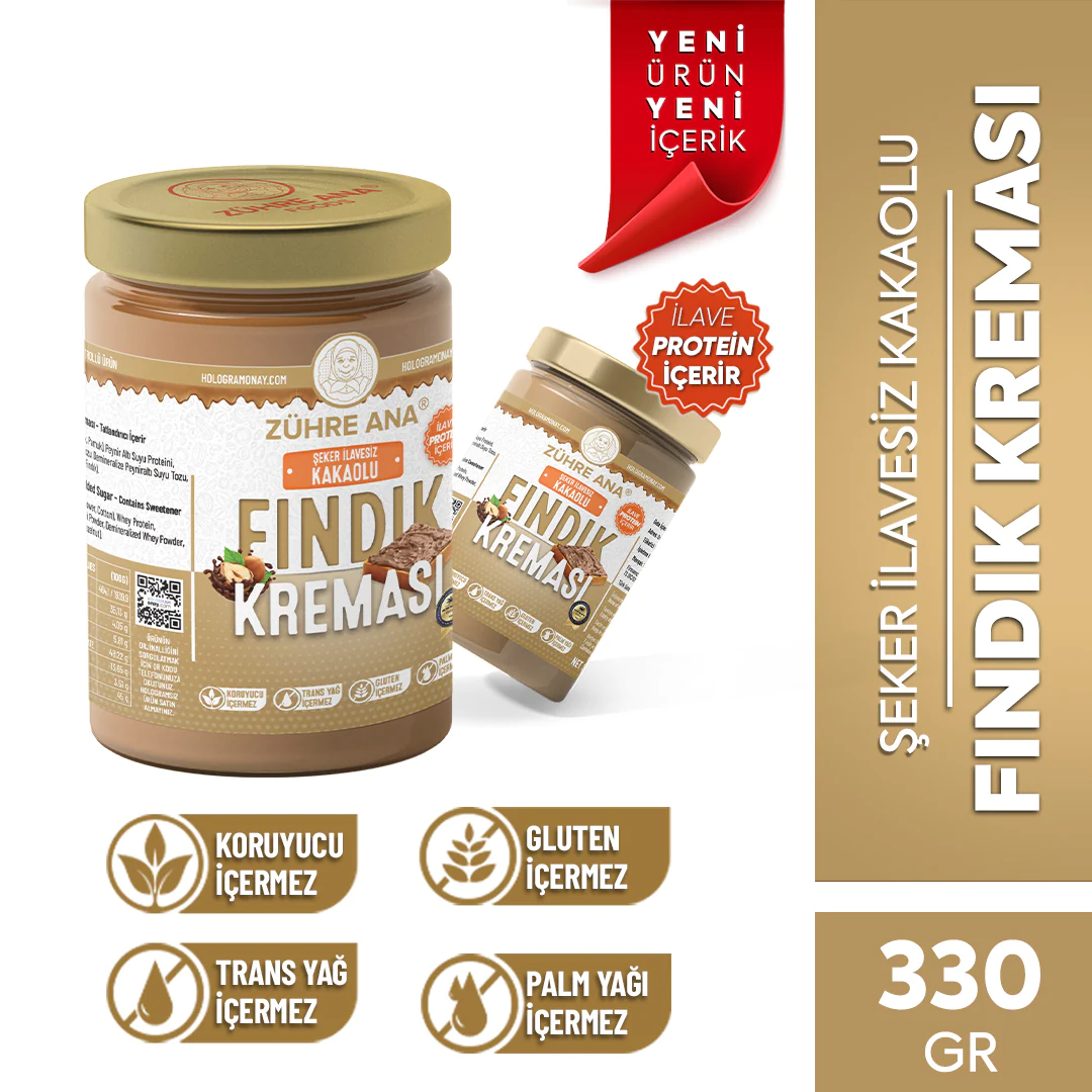 Zühre%20Ana%20Şeker%20İlavesiz%20Kakaolu%20Fındık%20Kreması%20330%20G