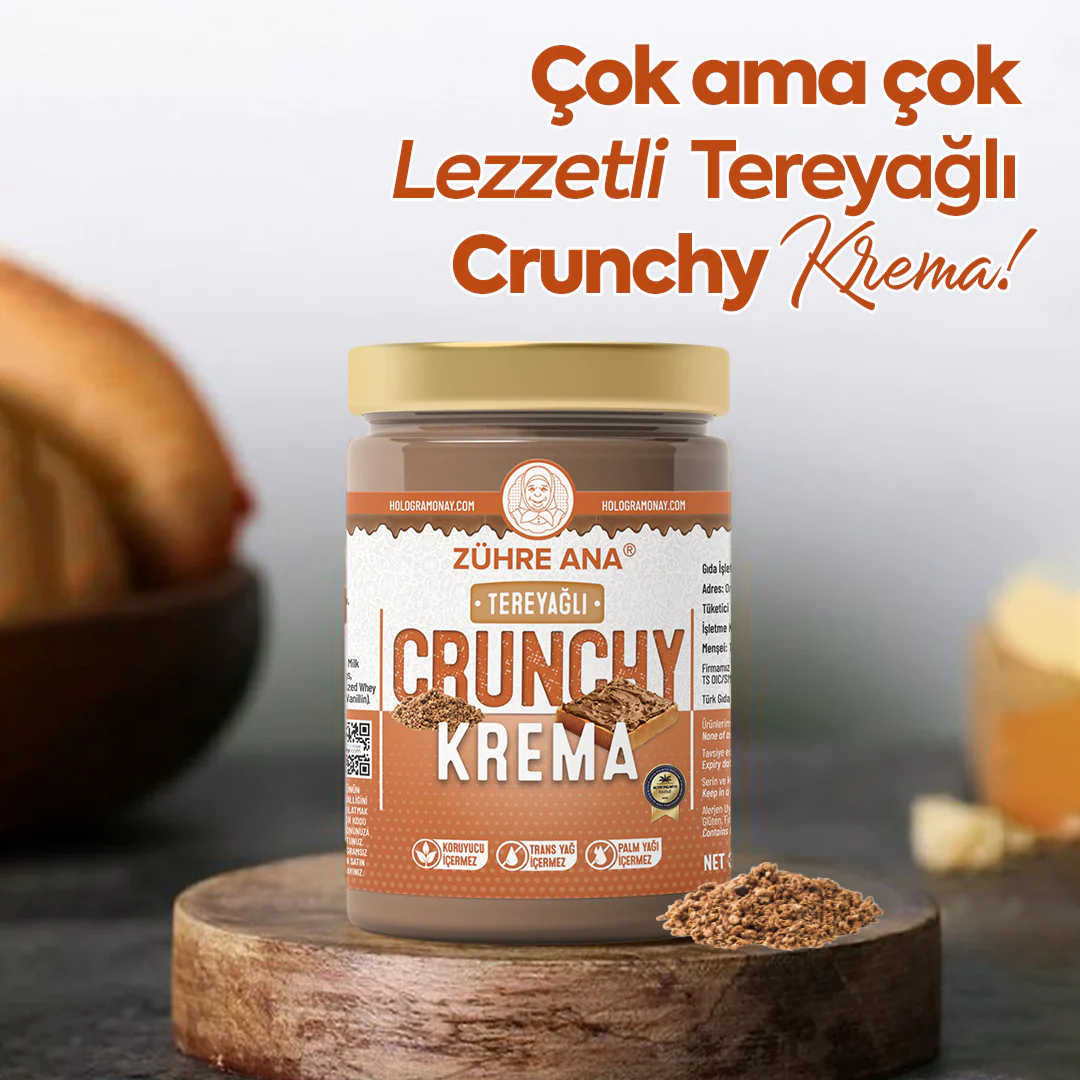 Zühre%20Ana%20Tereyağlı%20Çıtır%20Krepli%20Crunchy%20Çikolatalı%20Krema%20330%20G
