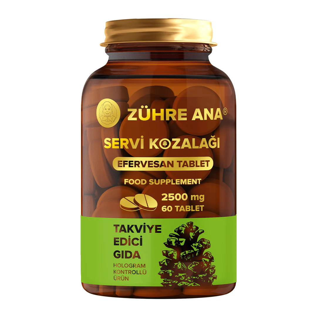 Zühre%20Ana%20Servi%20Kozalağı%20Efervesan%2060%20Tablet