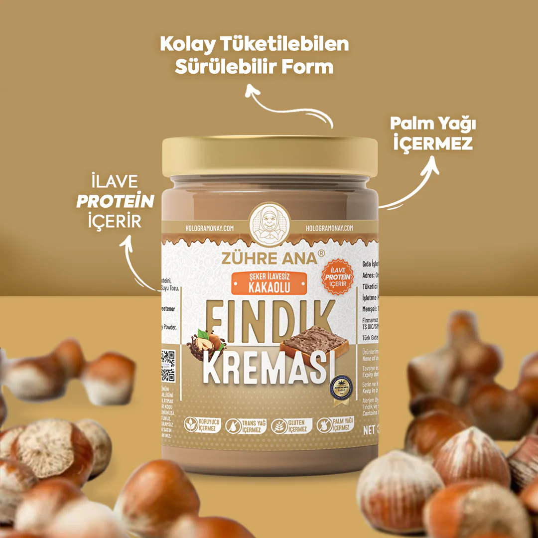 Zühre%20Ana%20Şeker%20İlavesiz%20Kakaolu%20Fındık%20Kreması%20330%20G