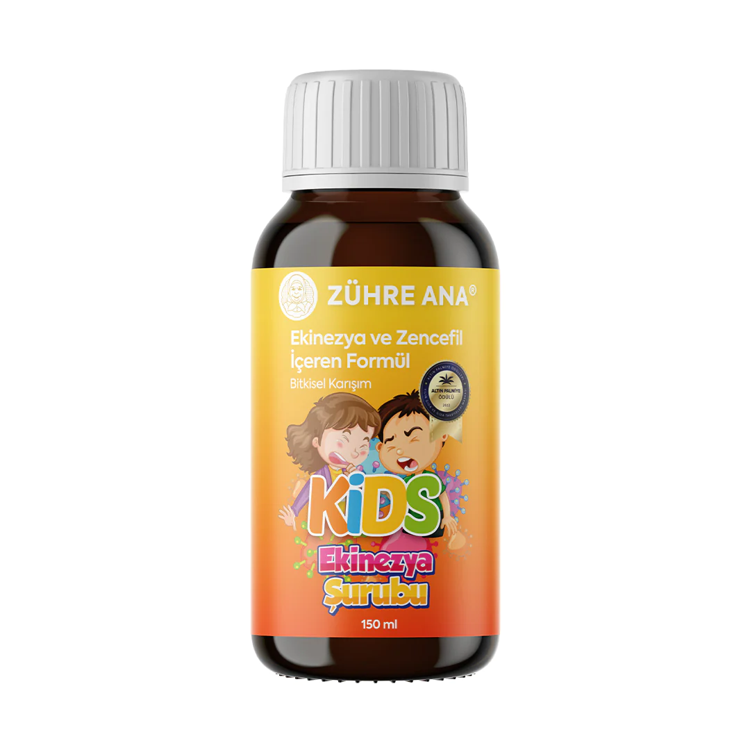 Zühre%20Ana%20Kids%20Ekinezya%20ve%20Zencefilli%20Öksürük%20Şurubu%20150%20Ml
