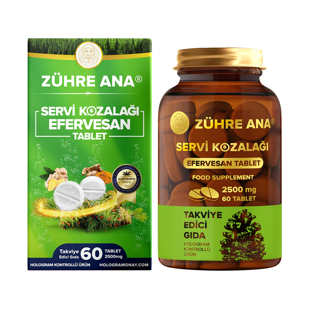 Zühre%20Ana%20Servi%20Kozalağı%20Efervesan%2060%20Tablet