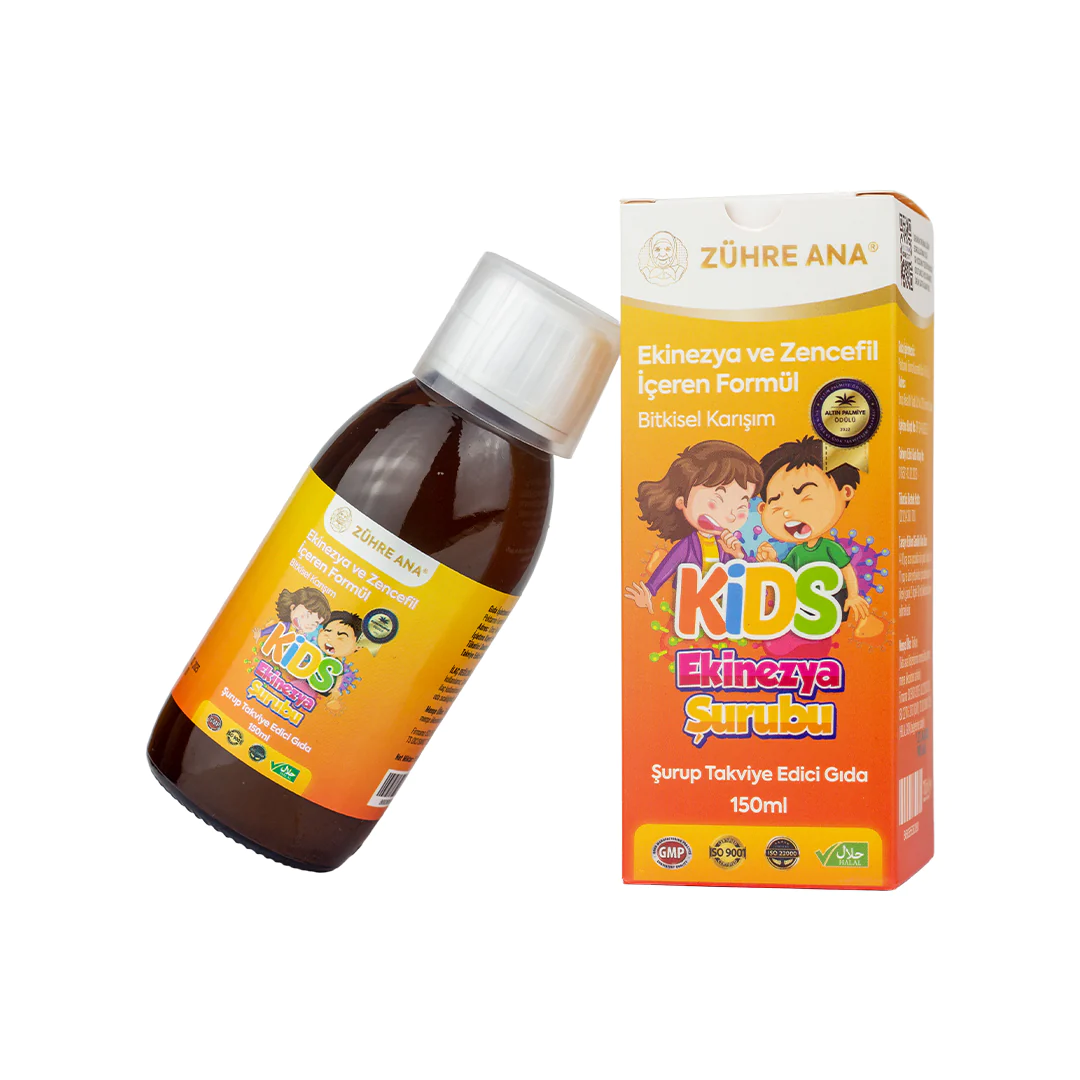 Zühre%20Ana%20Kids%20Ekinezya%20ve%20Zencefilli%20Öksürük%20Şurubu%20150%20Ml