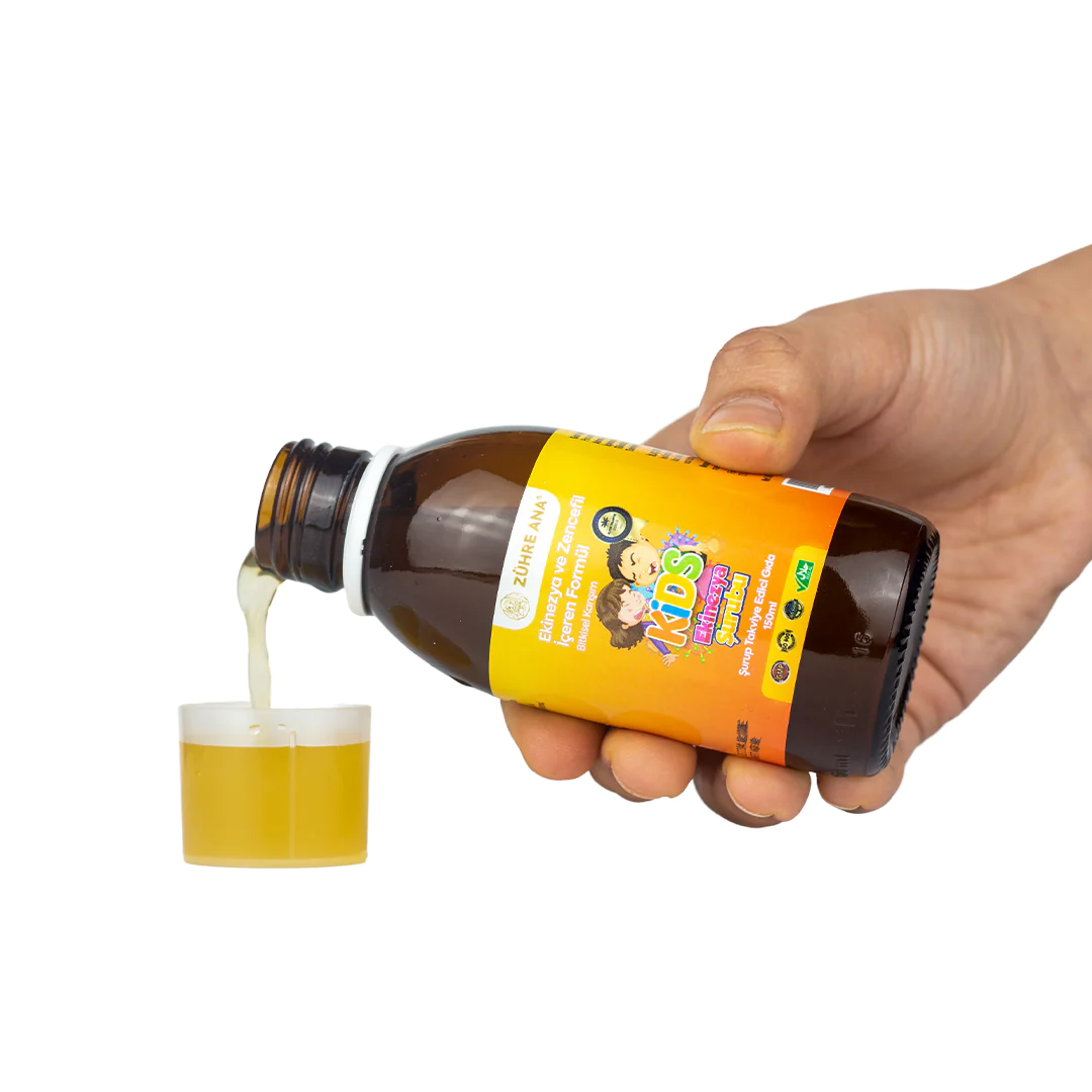Zühre%20Ana%20Kids%20Ekinezya%20ve%20Zencefilli%20Öksürük%20Şurubu%20150%20Ml