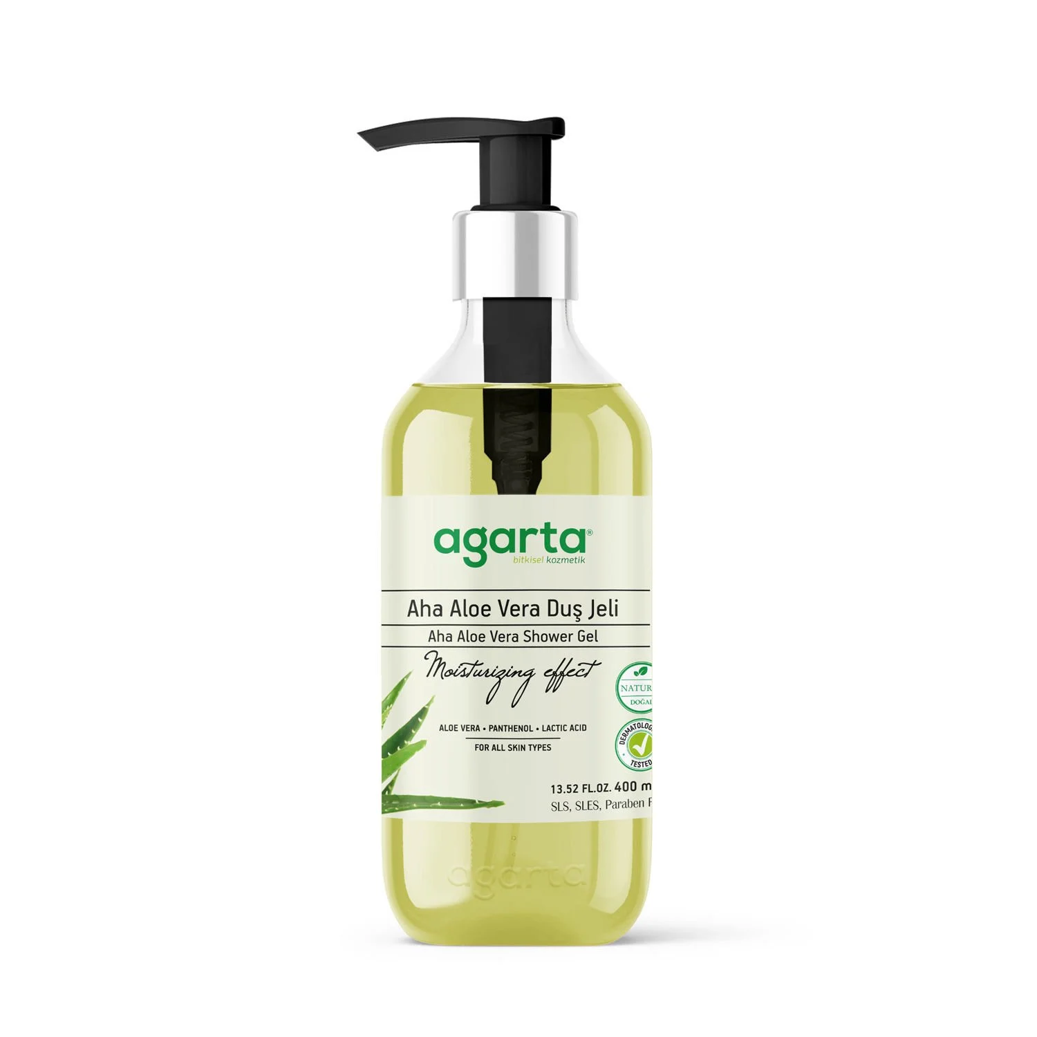 Agarta%20Doğal%20Aha%20Aloe%20Vera%20Duş%20Jeli%20400%20ML