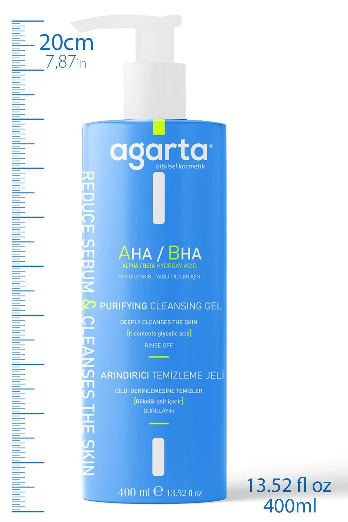 Agarta%20Doğal%20Arındırıcı%20Temizleme%20Jeli%20400%20ML