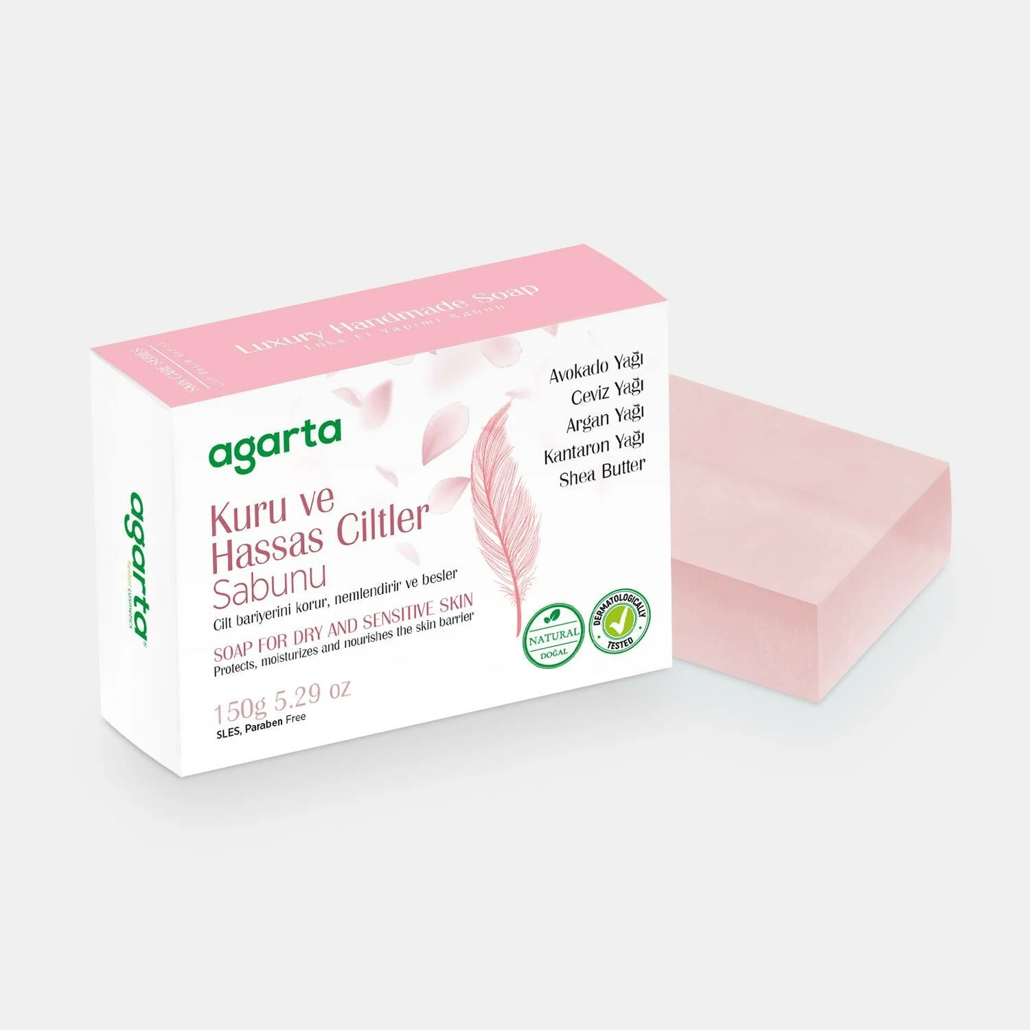Agarta%20Doğal%20Bakım%20Kuru%20ve%20Hassas%20Ciltler%20Sabunu%20150%20gr