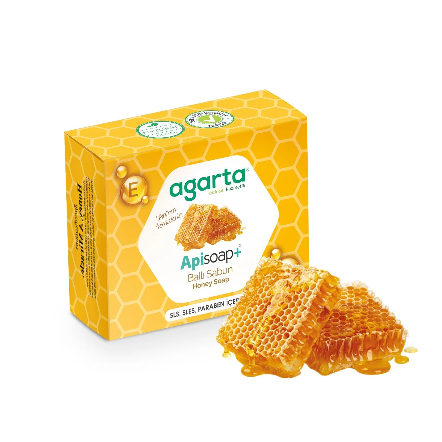 Agarta%20Doğal%20El%20Yapımı%20Ballı%20Sabun%20125%20gr