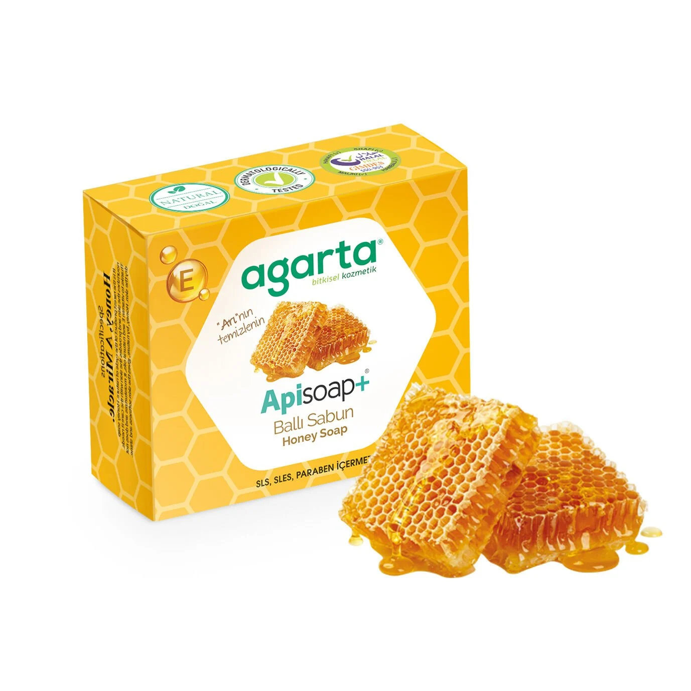Agarta%20Doğal%20El%20Yapımı%20Ballı%20Sabun%20125%20gr