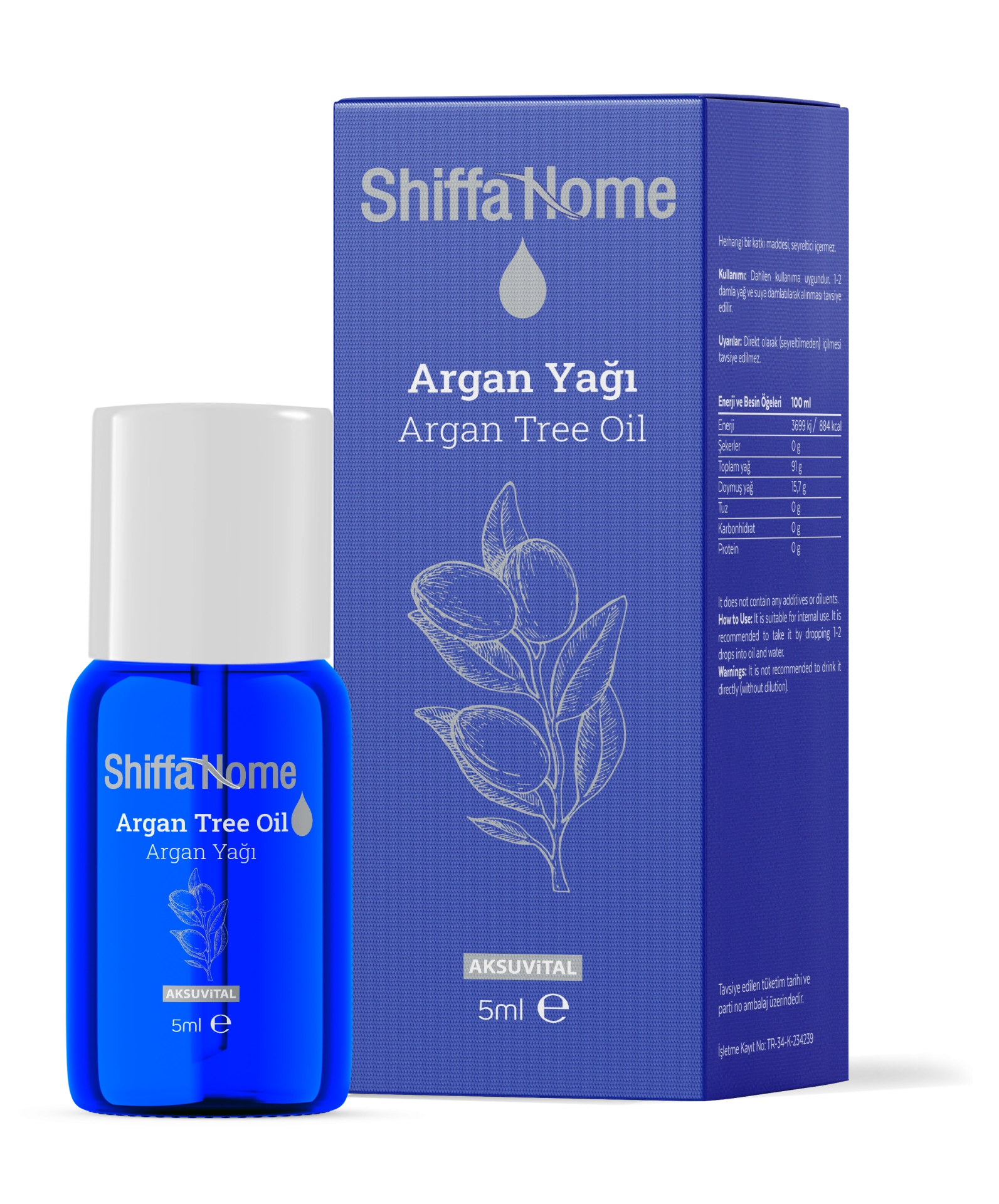 Shiffa%20Home%20Saf%20Argan%20Yağı%205%20Ml