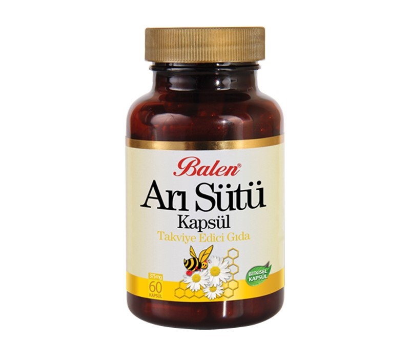 Balen%20Arı%20Sütü%20Kapsül%20375%20Mg*60