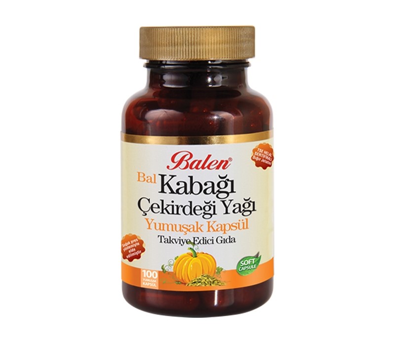 Balen%20Bal%20Kabağı%20Çekirdeği%20Yağı%20Yumuşak%20Kapsül%201380%20Mg*100