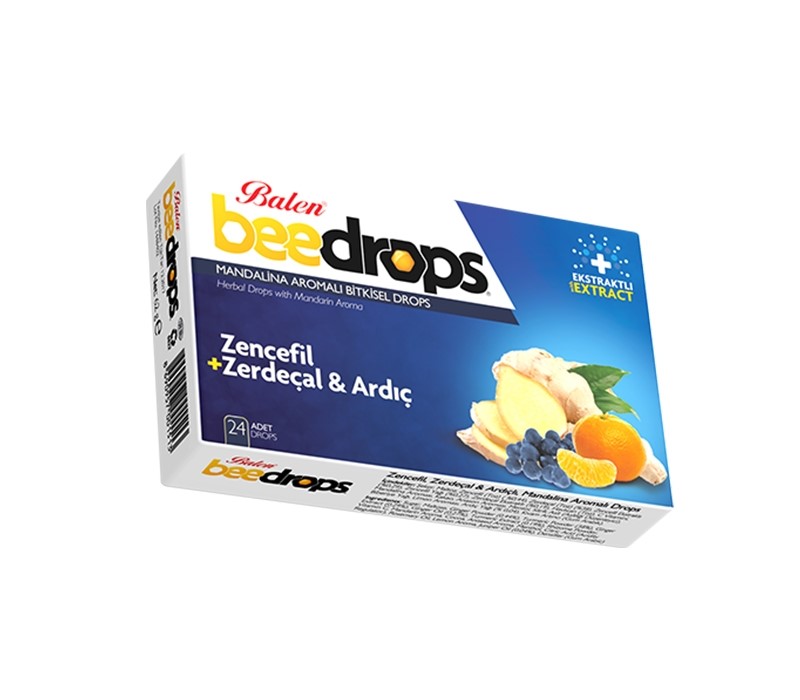 Balen%20Zencefil%20Zerdeçal%20Ardıçlı%20Mandalina%20Aromalı%20Drops%2024%20Drops