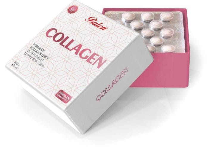 Balen%20Collagen%20Hidrolize%20Kollajen%20(Tip%201)%20İçeren%20Tablet%20800%20Mg*60