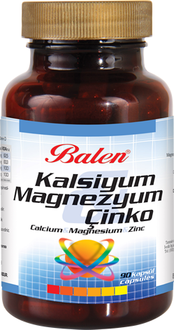 Balen%20Kalsiyum%20Magnezyum%20Çinko%20Kapsül%20709%20Mg*90