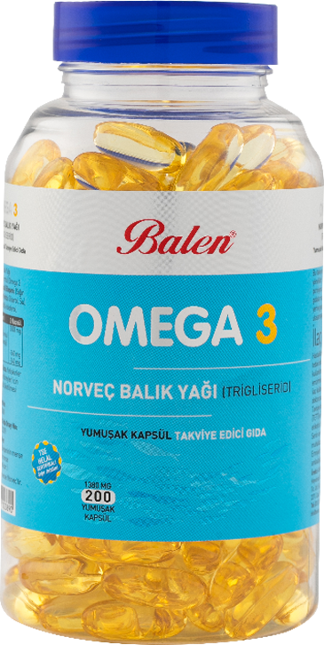 Balen%20Omega%203%20Norveç%20Balık%20Yağı%20(Trigliserid)%20Yumuşak%20Kapsül%201380%20Mg*200