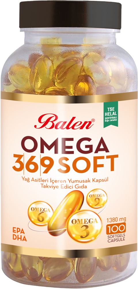 Balen%20Omega%203%206%209%20Soft%20Yağ%20Asitleri%20İçeren%20Yumuşak%20Kapsül%201380%20Mg*100