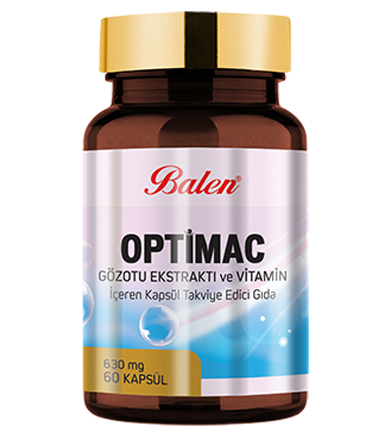 Balen%20Optimac%20Gözotu%20Ekstraktı%20Ve%20Vitamin%20İçeren%20Kapsül%20%20630%20Mg*60