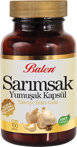 Balen%20Sarımsak%20Yağı%20Yumuşak%20Kapsül%20%20450%20Mg*100