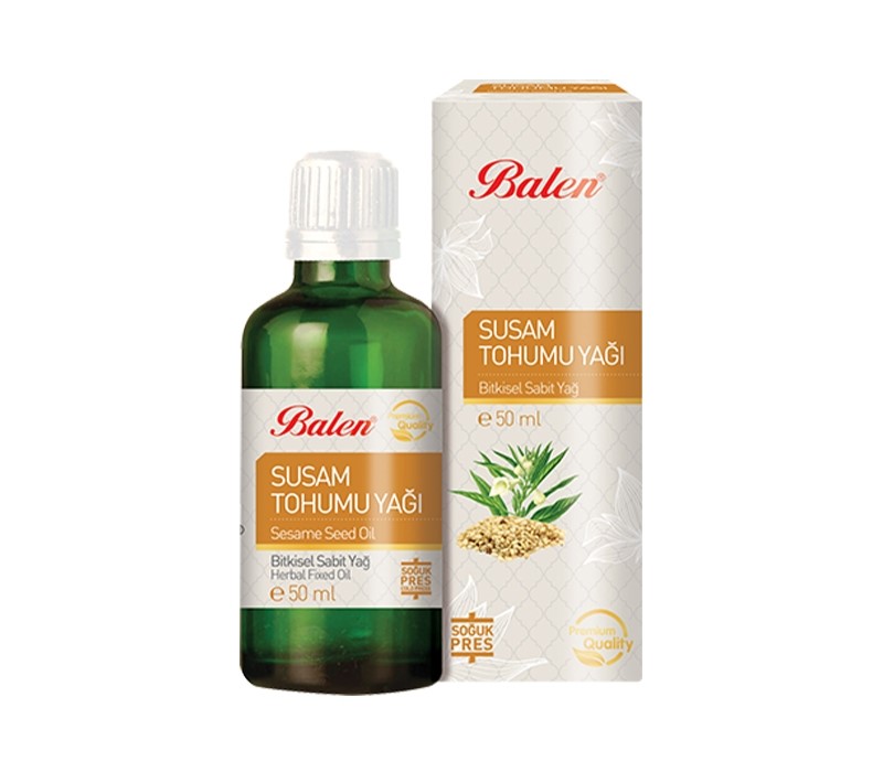 Balen%20Susam%20Tohumu%20Yağı%2050%20Ml%20(Soğuk%20Pres)