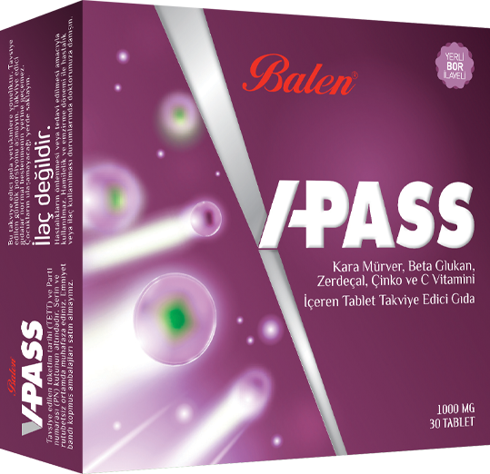 Balen%20V-Pass%20Kara%20Mürver%20Beta%20Glukan%20Zerdeçal%20Çinko%20Ve%20C%20Vitamini%20Tablet%201000%20Mg*30
