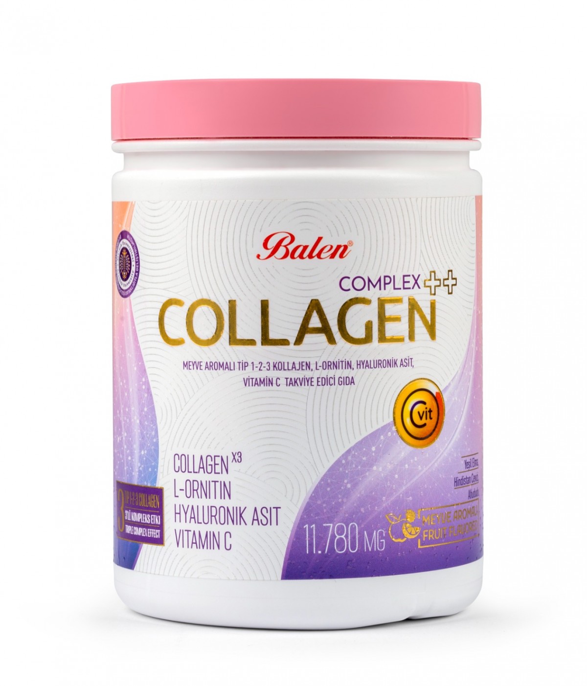 Balen%20Collagen%20Complex++%20Meyve%20Aromalı%20Tip%201,2,3%20Kolajen,%20L-Ornitin,%20Hyaluronik%20Asit,%20Vitamin%20C