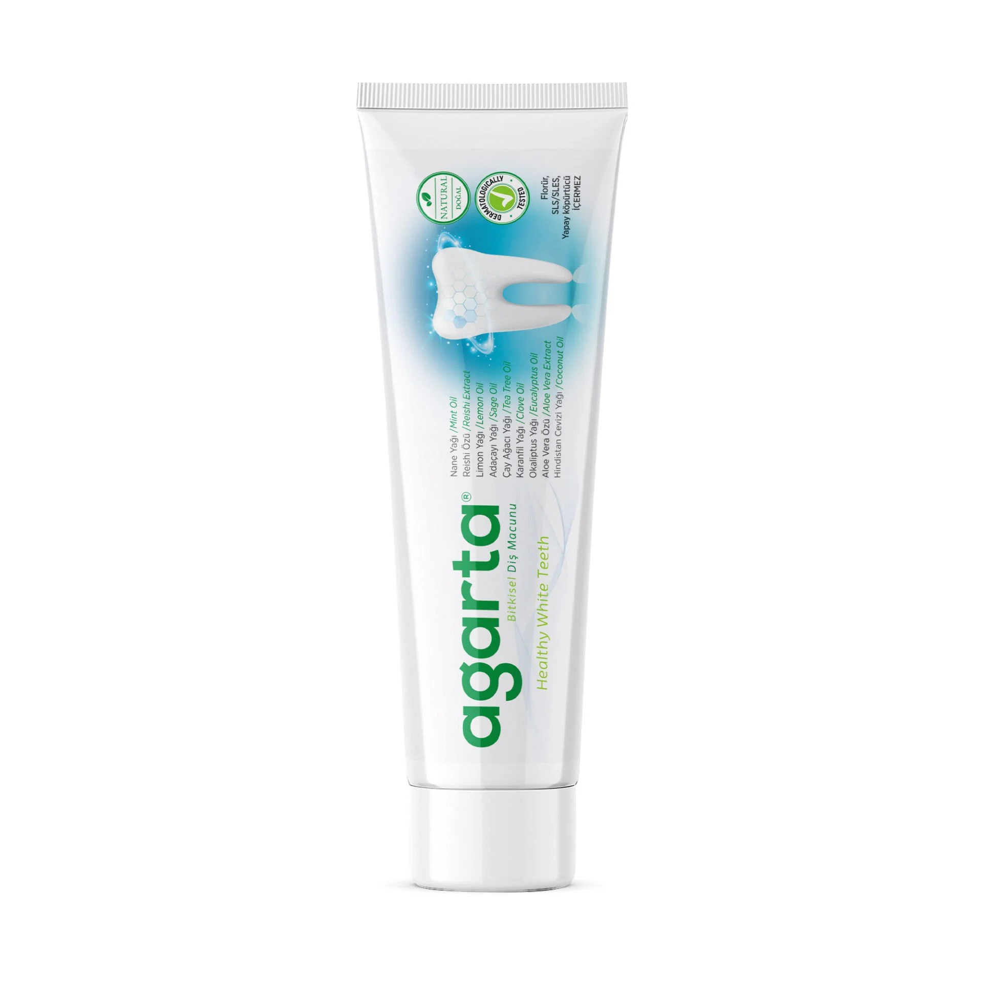Agarta%20Doğal%20Bitki%20Özlü%20Florürsüz%20Diş%20Macunu%20100%20Ml/130%20Gr