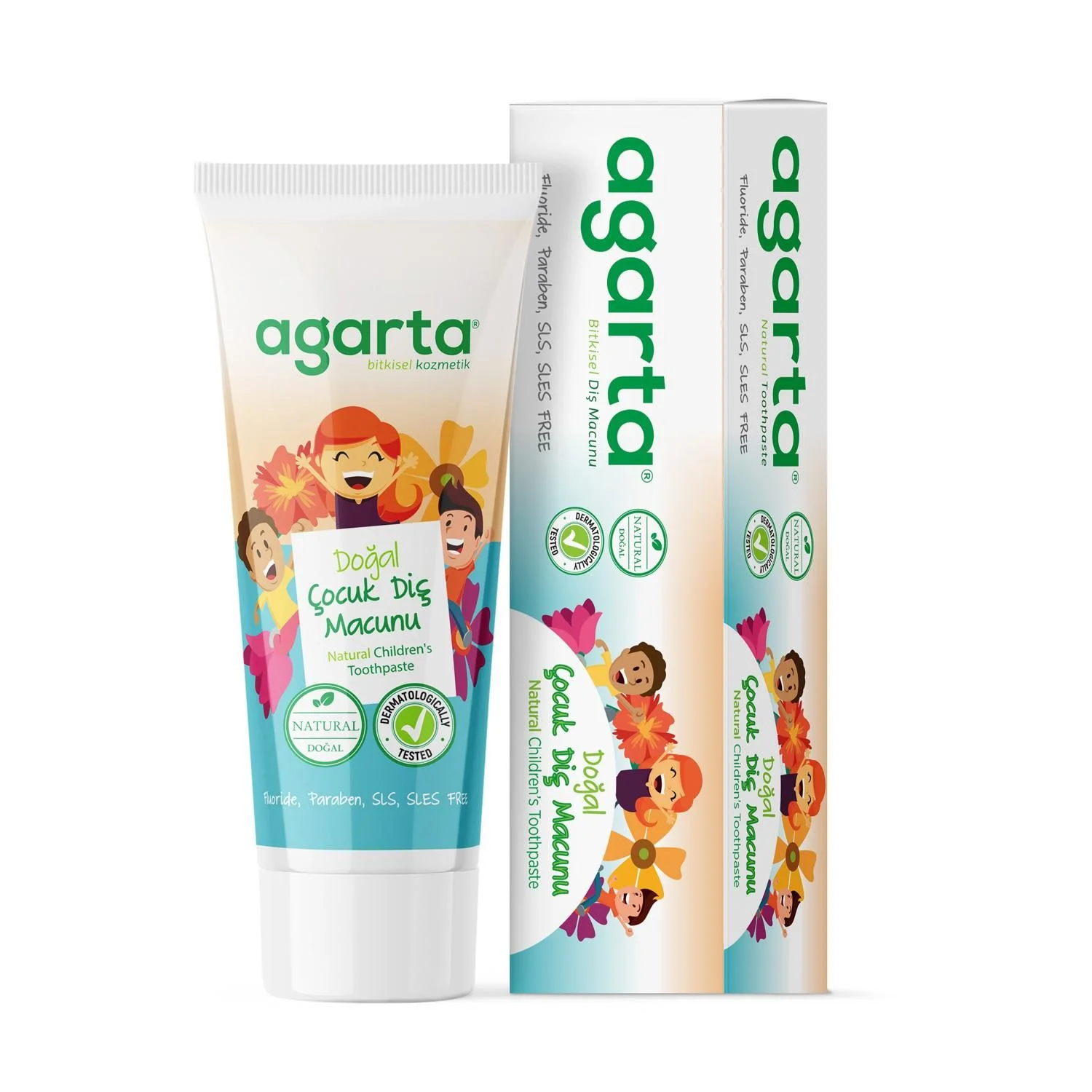 Agarta%20Doğal%20Çocuk%20Diş%20Macunu%20Çilekli%2075%20Ml