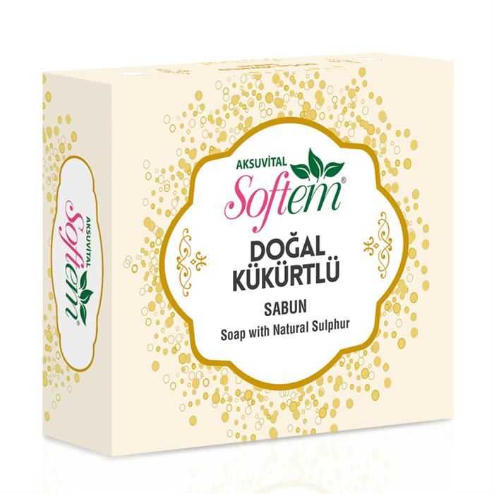 Softem%20Doğal%20Kükürtlü%20Sabun%20130%20G