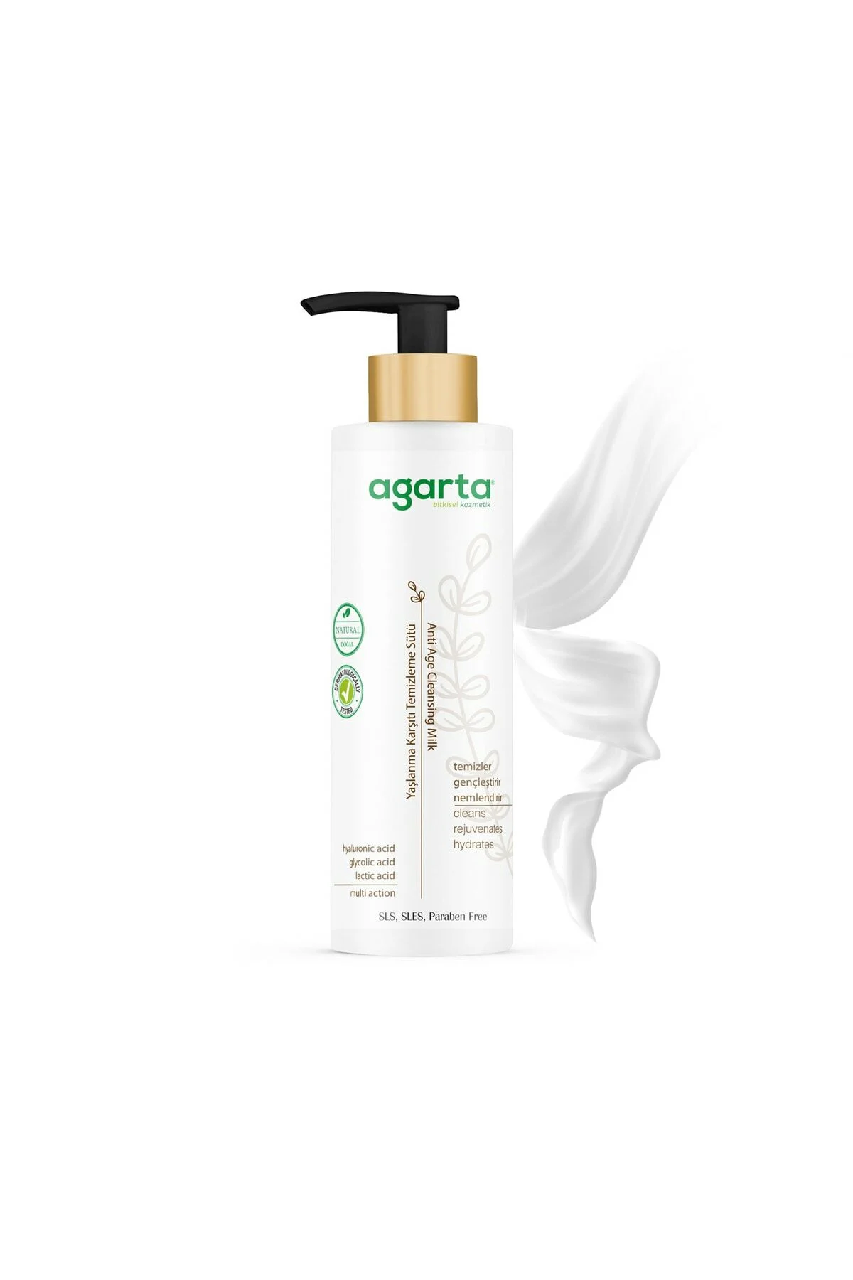 Agarta%20Doğal%20Yaşlanma%20Karşıtı%20Temizleme%20Sütü%20225%20Ml