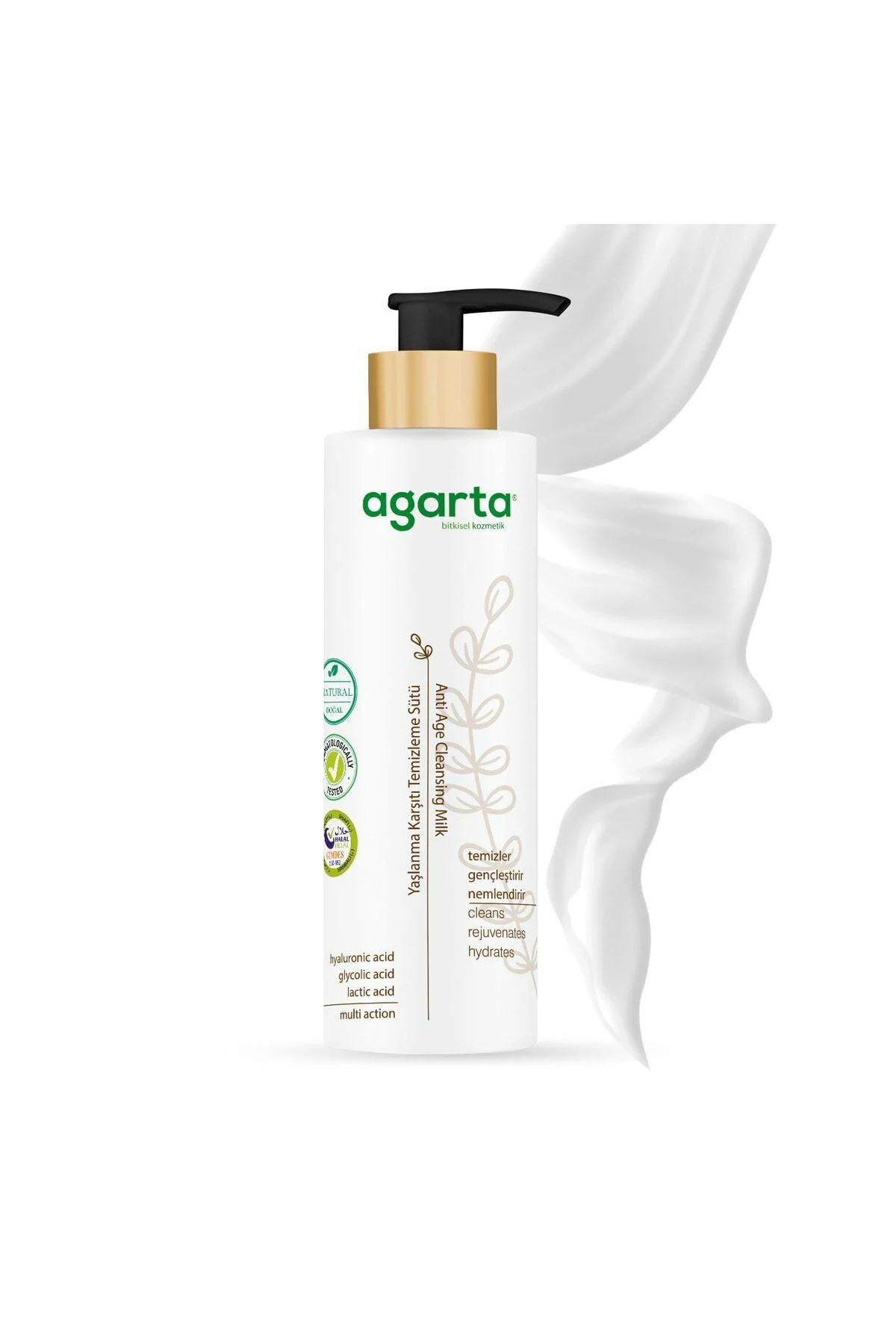 Agarta%20Doğal%20Yaşlanma%20Karşıtı%20Temizleme%20Sütü%20225%20Ml
