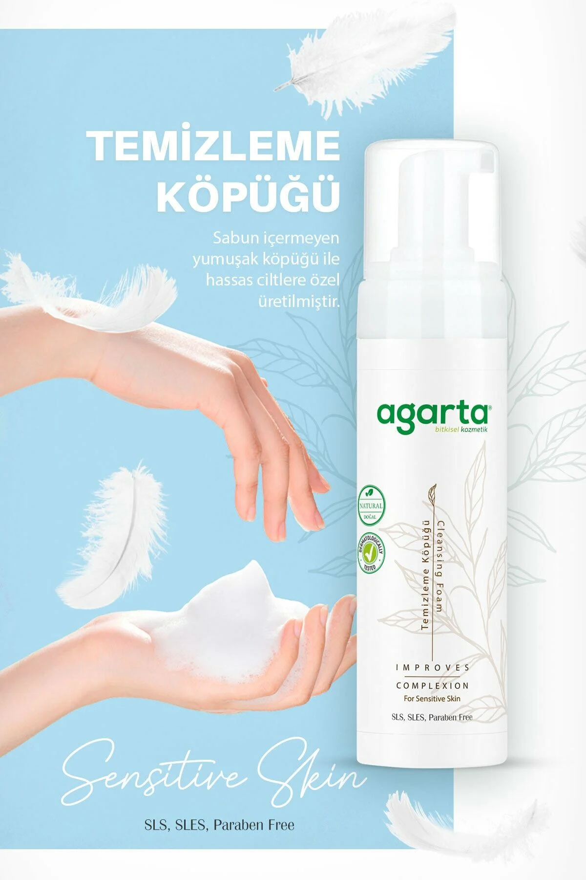 Agarta%20Doğal%20Yüz%20Temizleme%20Köpüğü%20225%20ml