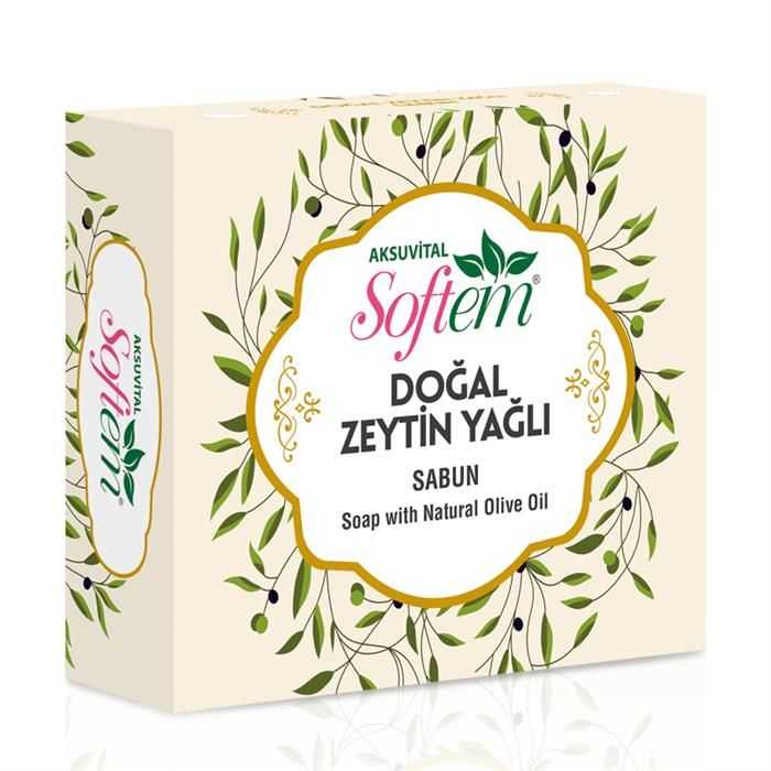 Softem%20Doğal%20Zeytinyağlı%20Sabun%20130%20G