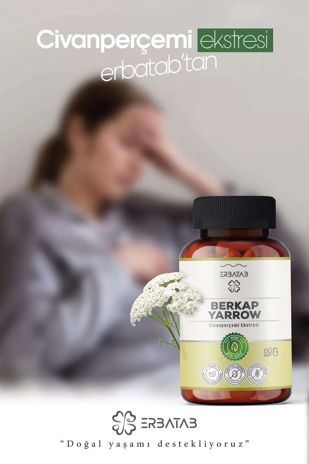 Erbatab%20Civan%20Perçemi%20Ekstresi%20Berkap%20Yarrow%2060%20Kapsül