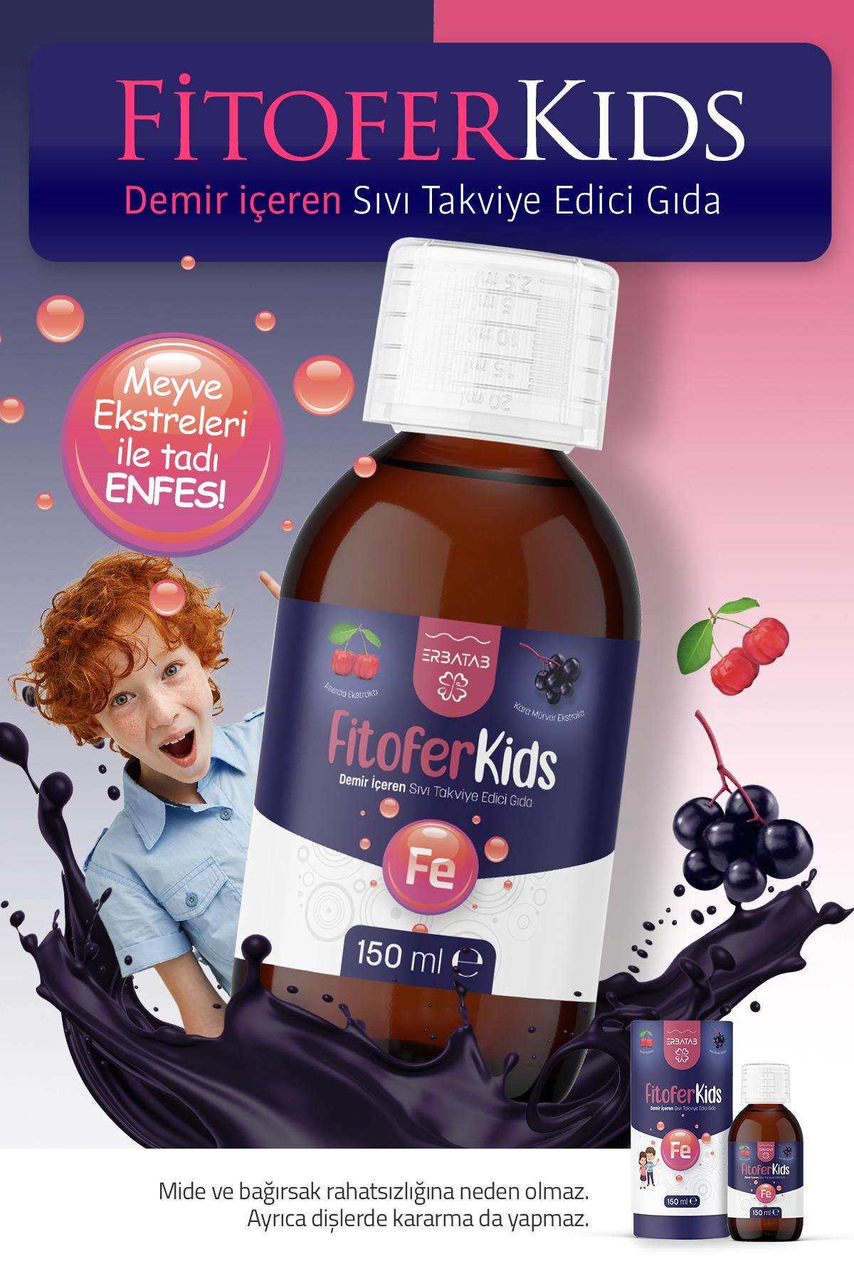 Erbatab%20Fitofer%20Kids%20Çocuk%20Demir%20Takviyesi%20150%20ML