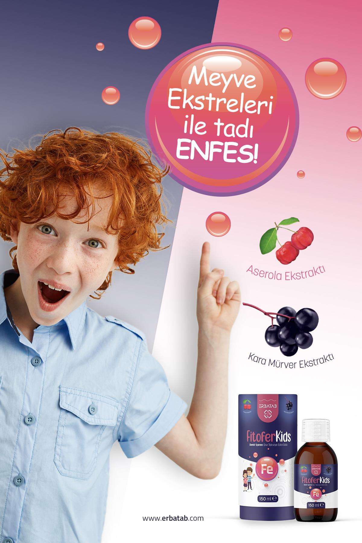 Erbatab%20Fitofer%20Kids%20Çocuk%20Demir%20Takviyesi%20150%20ML