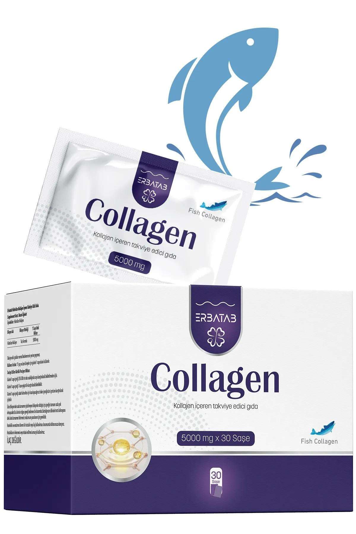 Erbatab%20Hidrolize%20Kollajen%205000%20mg%2030%20Saşe