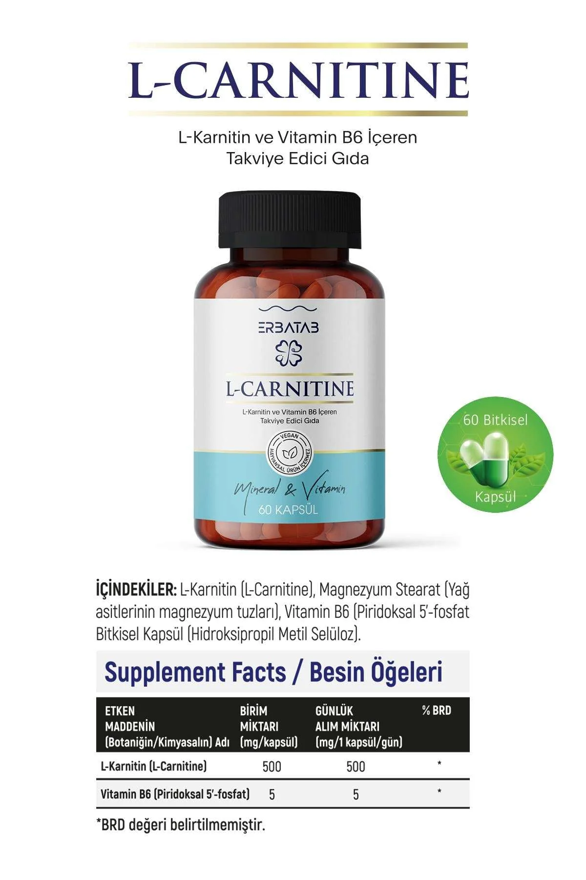 Erbatab%20L-Karnitin%2060%20Kapsül