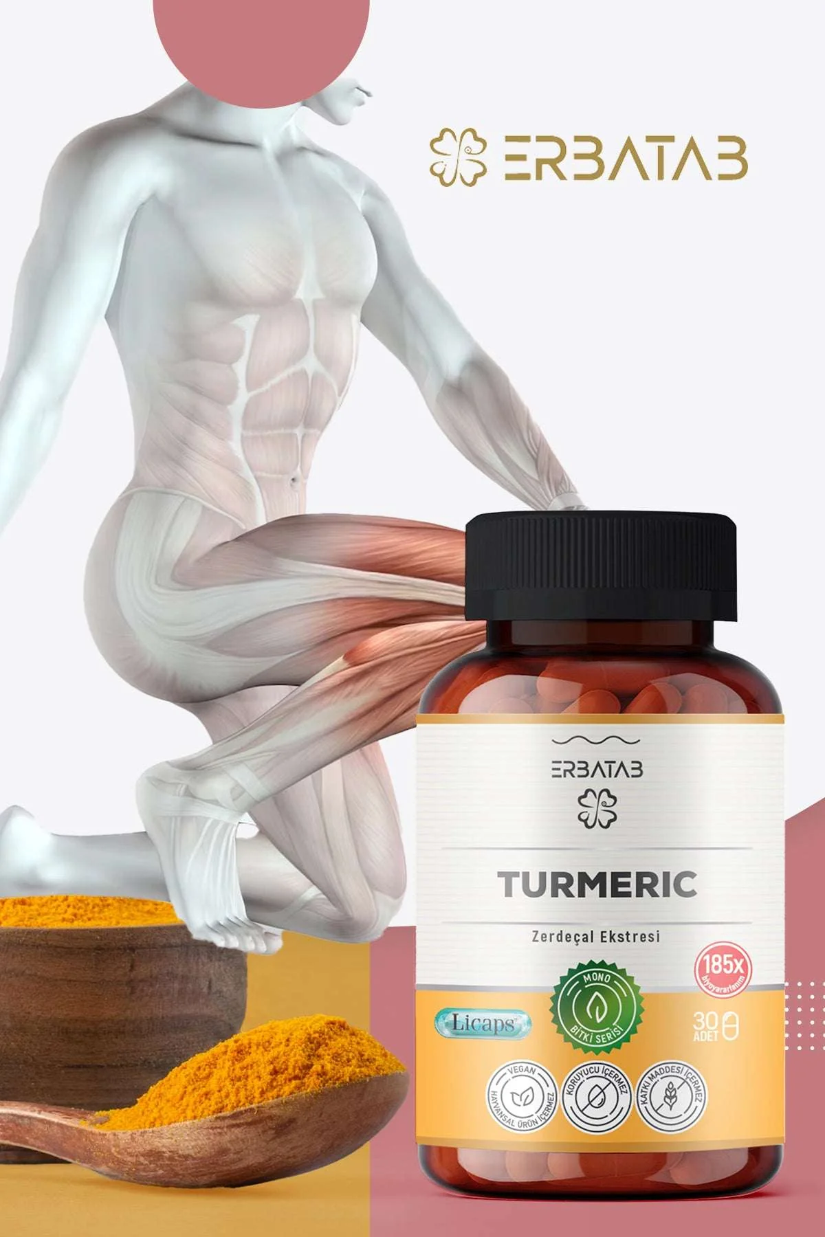 Erbatab%20Zerdeçal%20Curcumin%20Ekstresi%2030%20Kapsül%20Licaps®