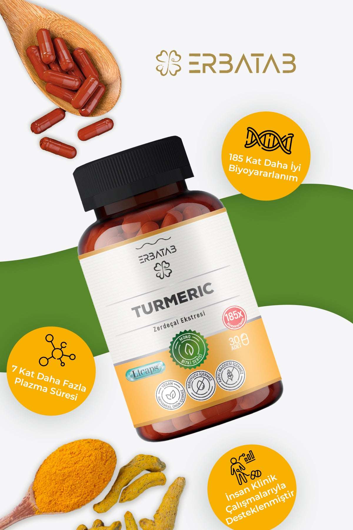 Erbatab%20Zerdeçal%20Curcumin%20Ekstresi%2030%20Kapsül%20Licaps®