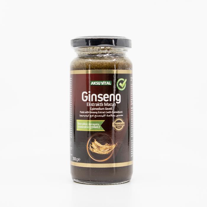Aksu%20Vital%20Epimedium%20İlaveli%20Ginseng%20Ekstraktlı%20Macun%20300%20Gr