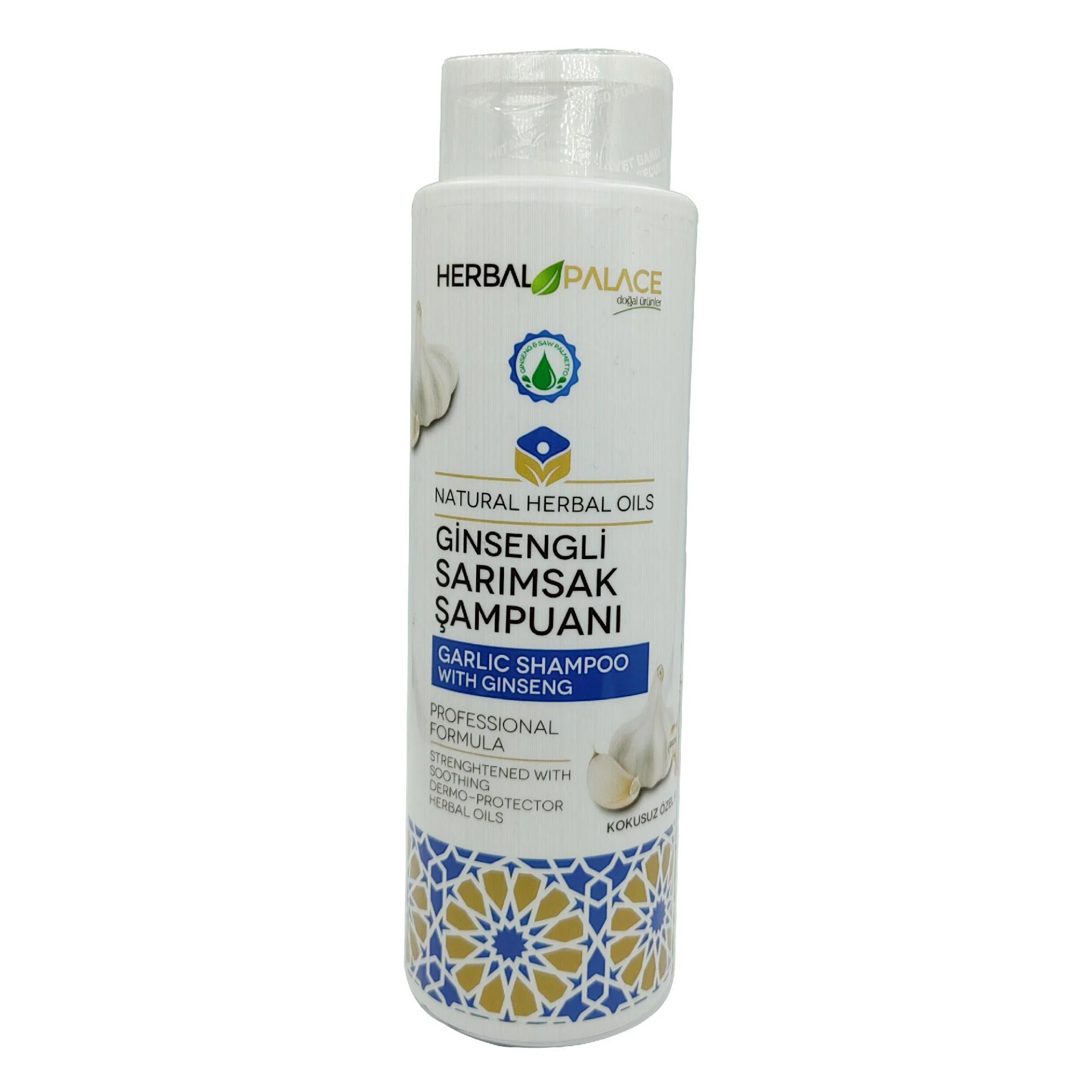 Herbal%20Palace%20Ginseng%20Sarımsak%20Şampuanı%20400%20Ml
