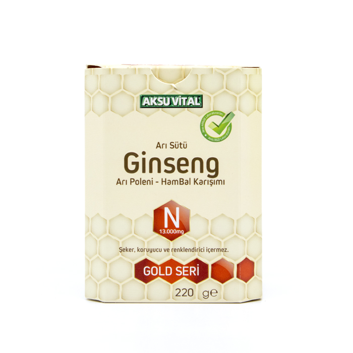 Aksu%20Vital%20Ginsengli%20Arı%20Sütü%20Bal%20Polen%20N%20(13.000%20Mg)%20220%20G