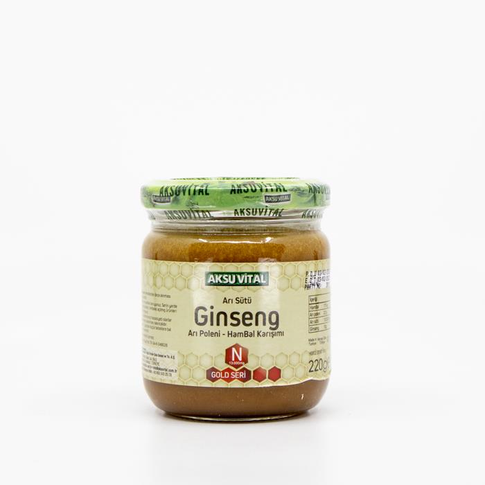 Aksu%20Vital%20Ginsengli%20Arı%20Sütü%20Bal%20Polen%20N%20(13.000%20Mg)%20220%20G