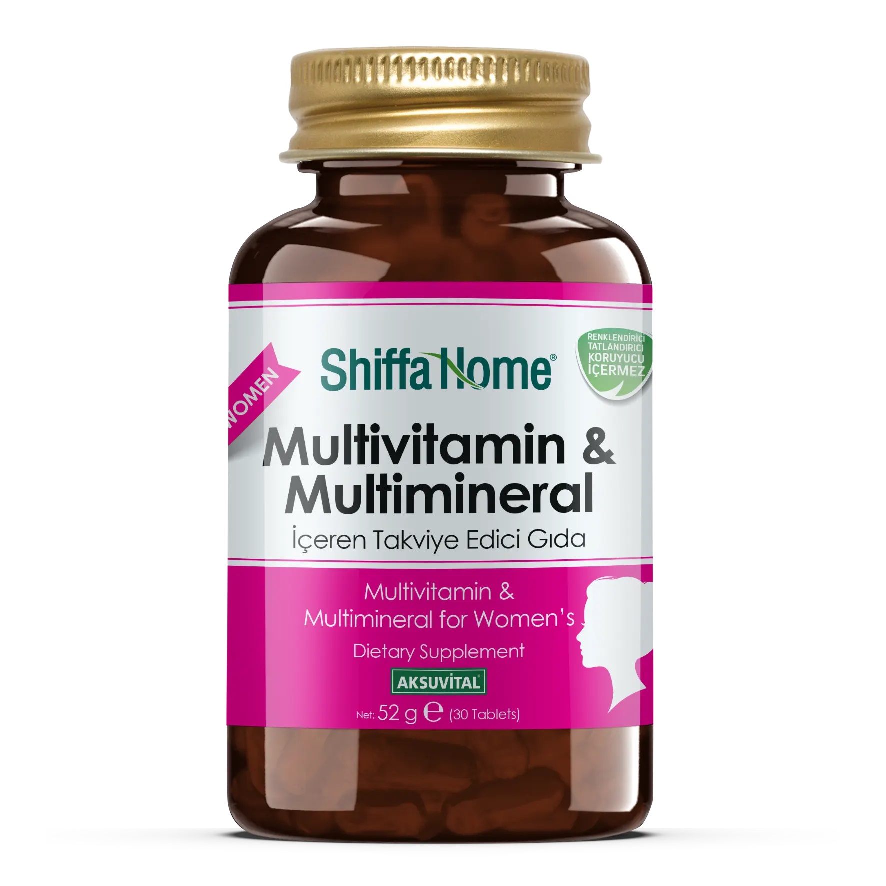 Shiffa%20Home%20Multivitamin%20Multimineral%20Tablet%20Kadın%201760%20Mg*30
