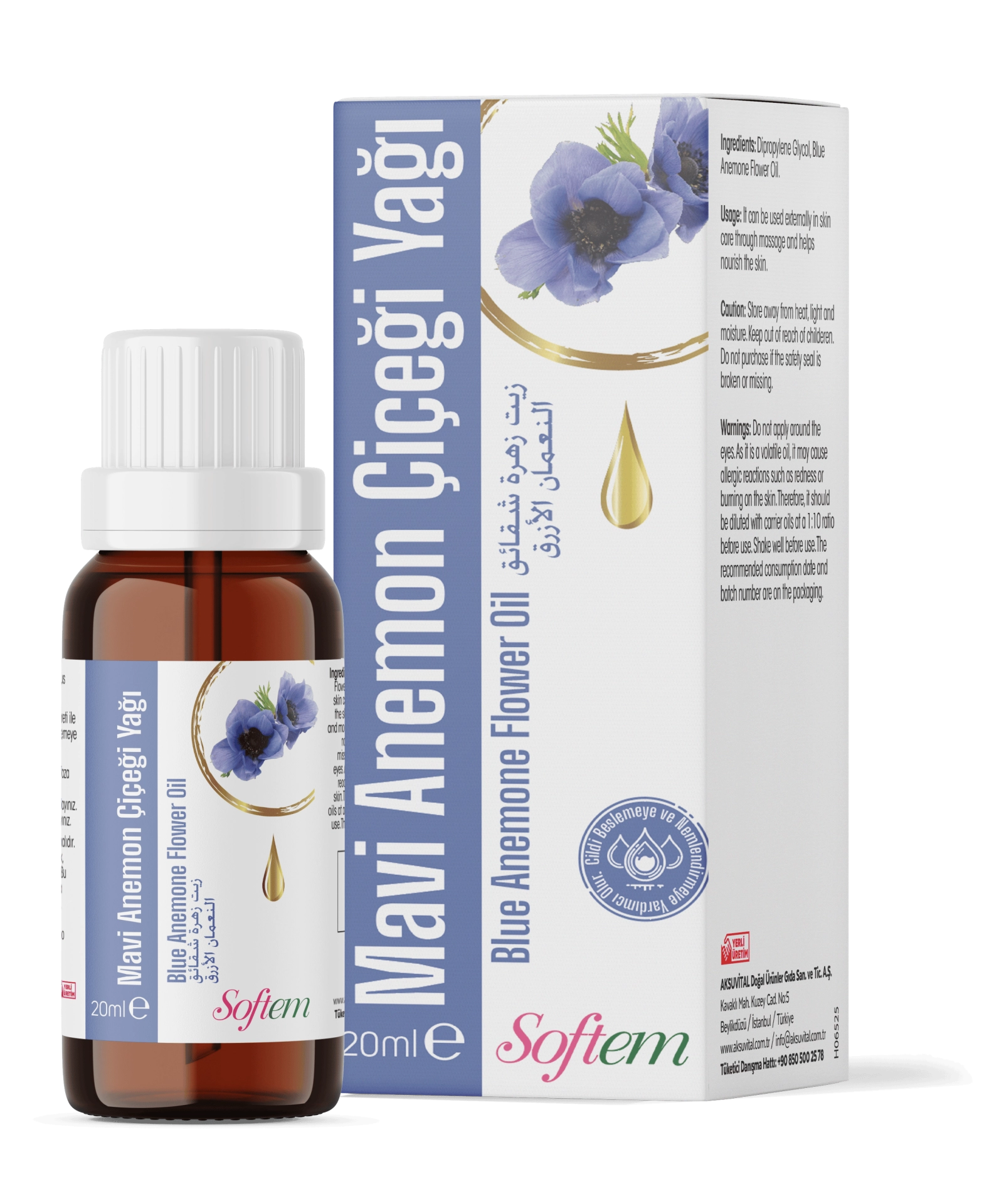 Softem%20Mavi%20Anemon%20Yağı%2020%20Ml