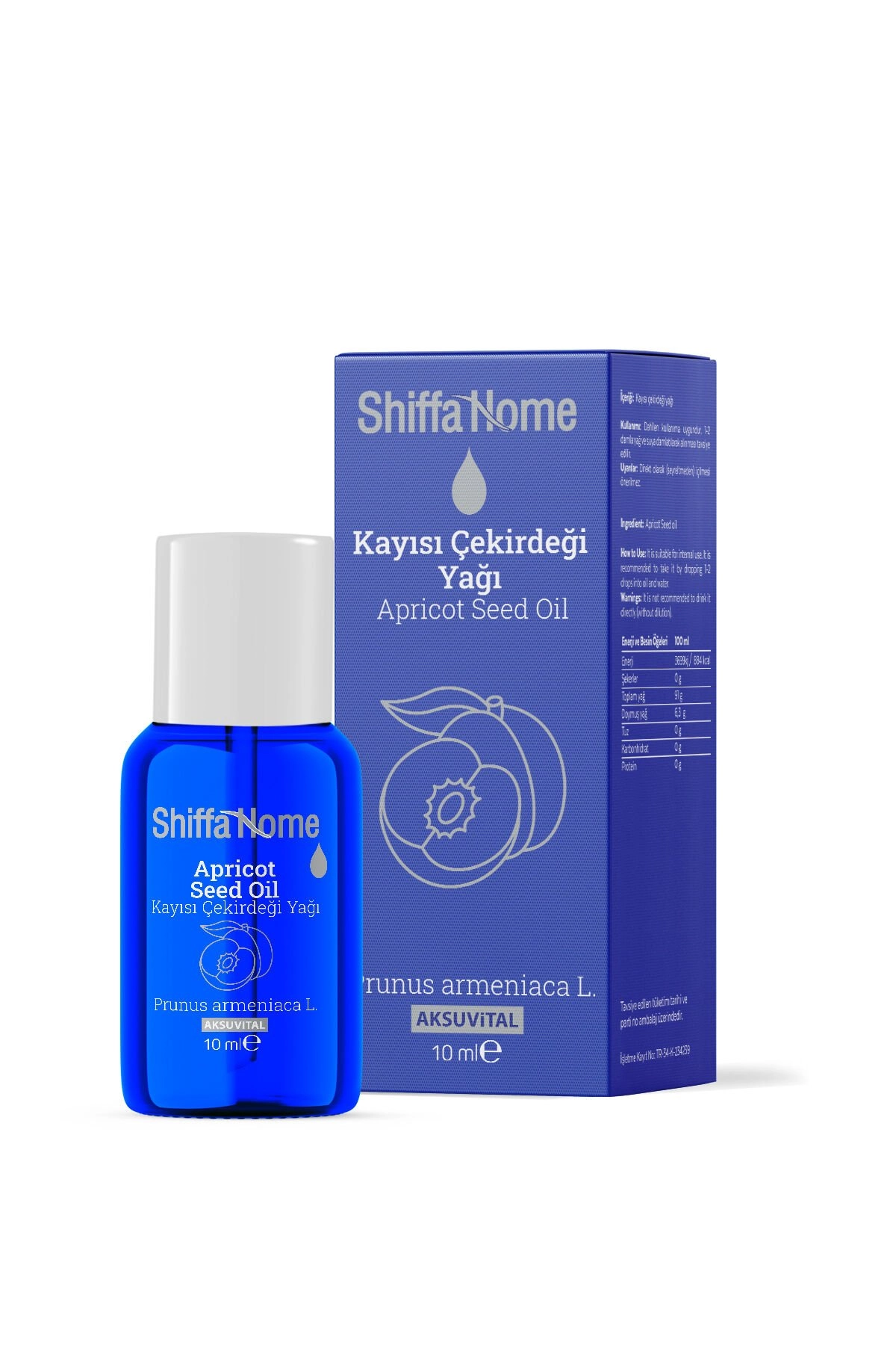 Shiffa%20Home%20Saf%20Kayısı%20Çekirdeği%20Yağı%2010%20Ml