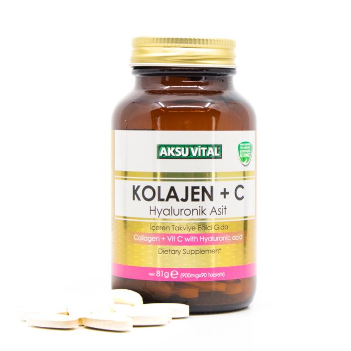 Aksu%20Vital%20Kolajen%20C%20Hyaluronık%20Tablet%20900%20Mg*60
