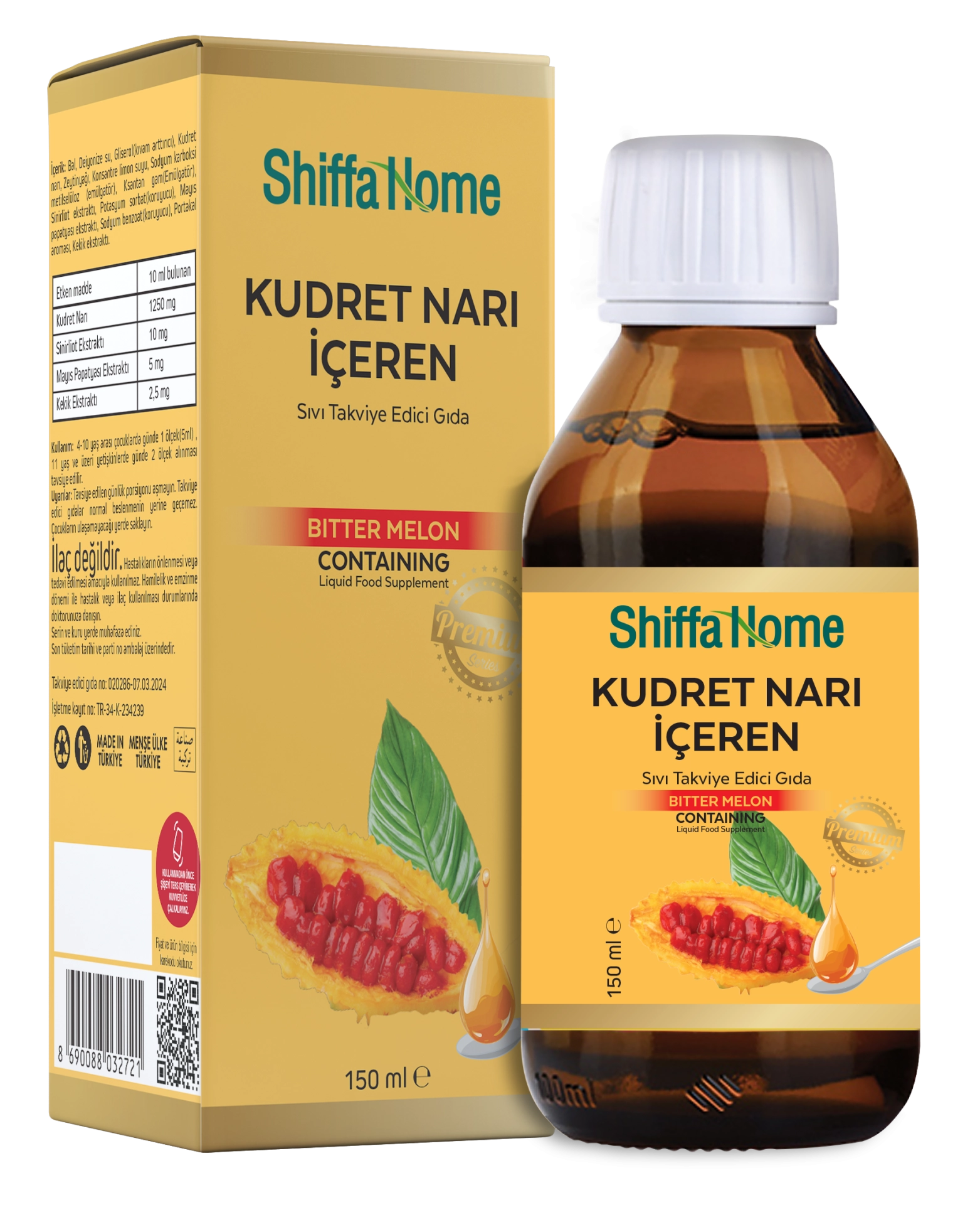 Shiffa%20Home%20Kudret%20Narı%20İçeren%20Şurup%20150%20Ml